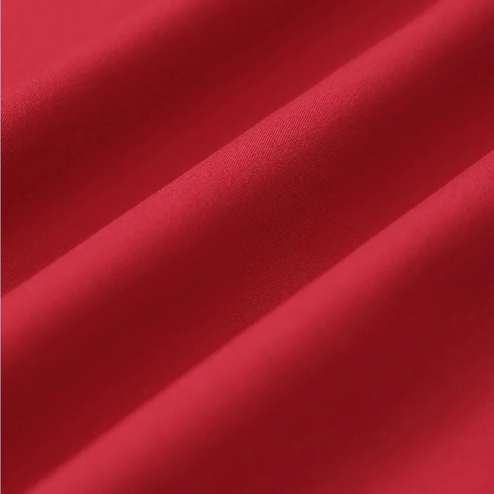 Rihoas Red Ruched Halter Midi Dress - Picture 7 of 8